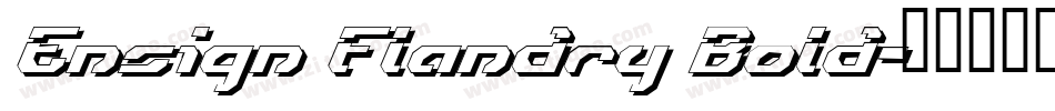 Ensign Flandry Bold字体转换
